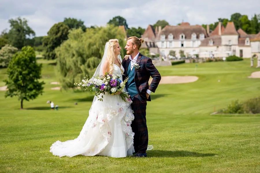 Wedding photography at Château des Vigiers